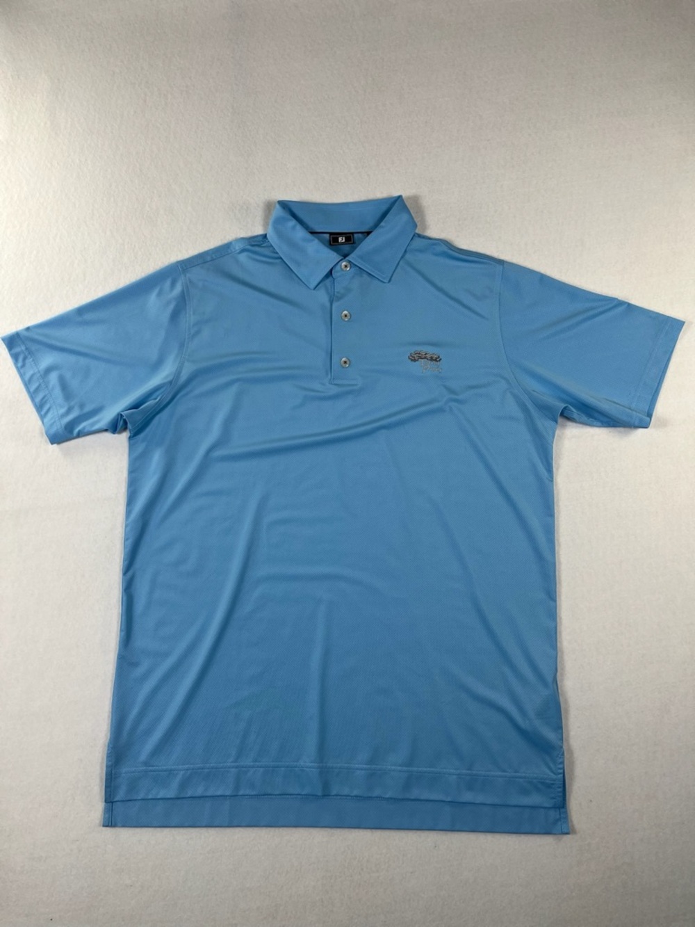 FootJoy Torrey Pines Golf Polo Shirt Mens Large Blue Performance